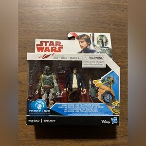 Han Solo Boba Fett 2017 Force Link 2.0 STAR WARS Rogue One MIB NEW